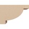 Ekena Millwork 3"W x 9"D x 6"H Classic Alpine Rough Cedar Woodgrain TimberThane Corbel, Primed Tan CORUR03X09X06ALPRCPR - alternate 5